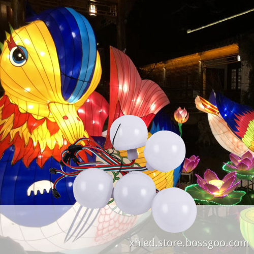 LED Amusement Park Light Decoration - 60mm 5050RGB 2W DC12V Decorative Lights